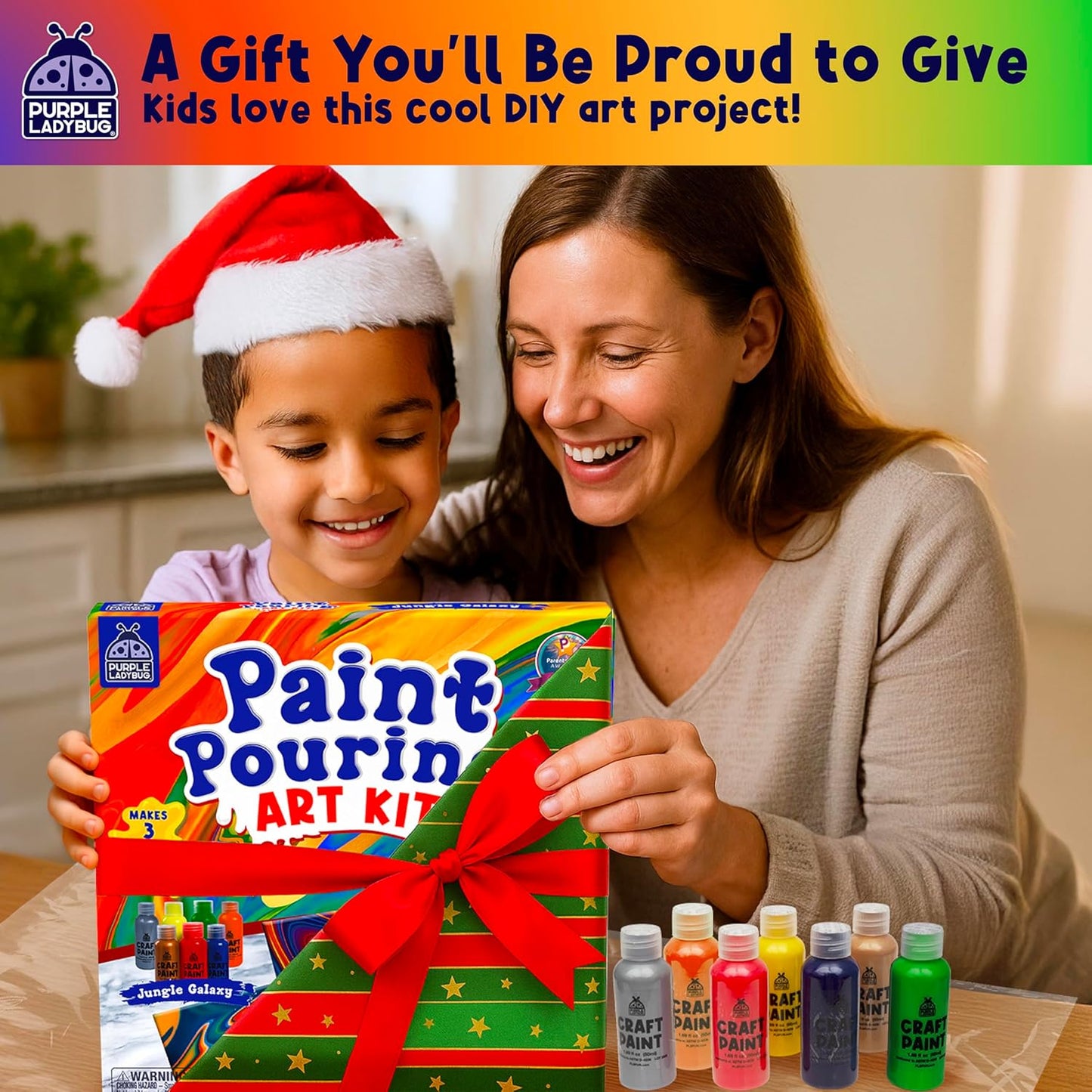 Paint Pouring DIY Art Kit - Jungle Galaxy