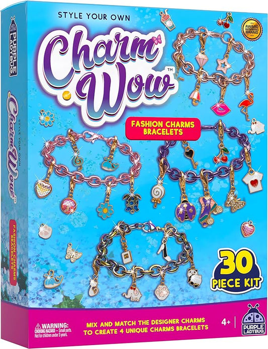 CharmWow Fashion Charms Bracelet Jewelry Making Kit