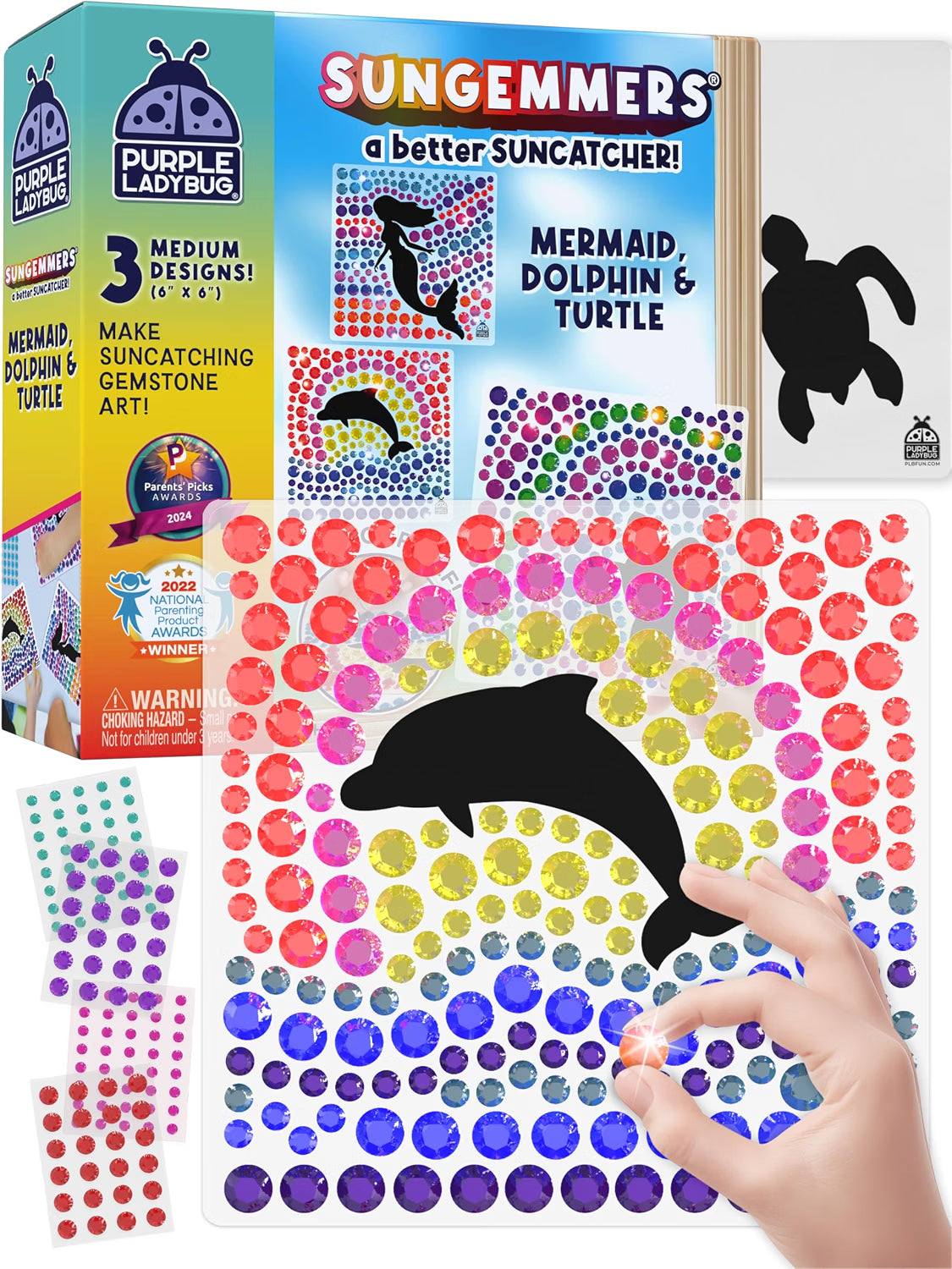 SunGemmers: Mermaid, Dolphin, & Turtle