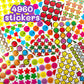 4960 Teacher Stickers Mega Pack