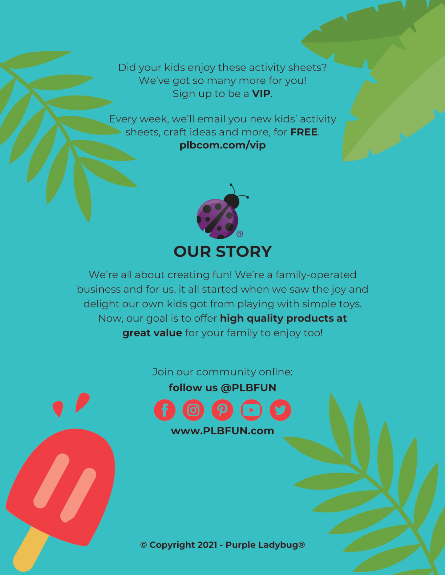Summer Printables Booklet 1