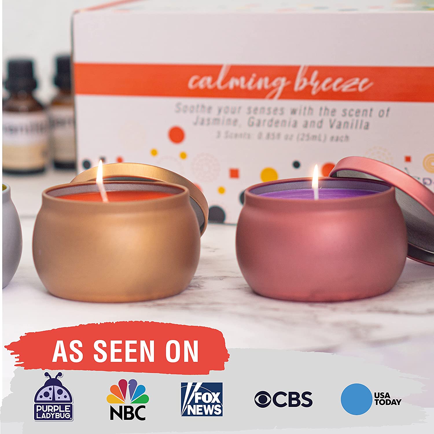 Calming Breeze - Candle Making Kit – Purple Ladybug
