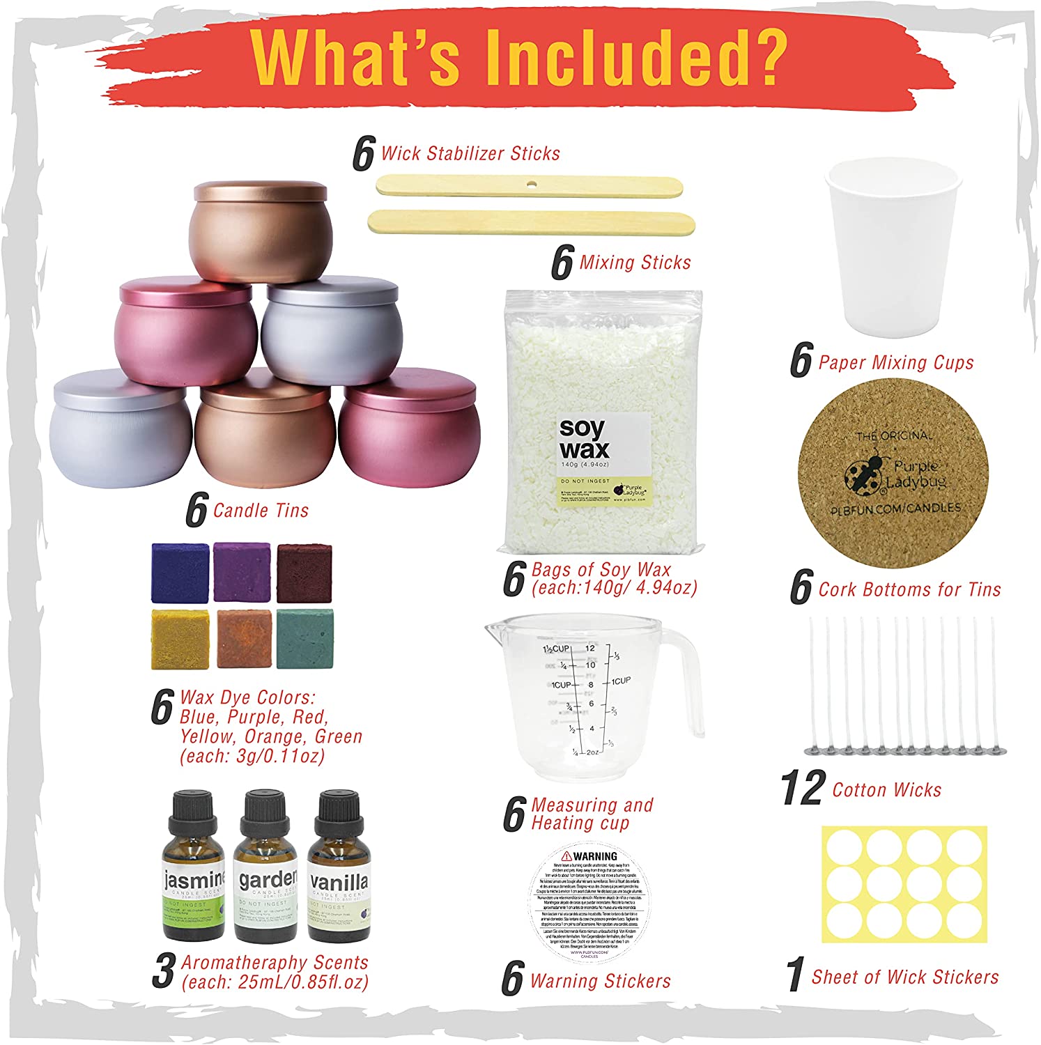 DIY Gift Kits 49-Piece Soy Candle … curated on LTK