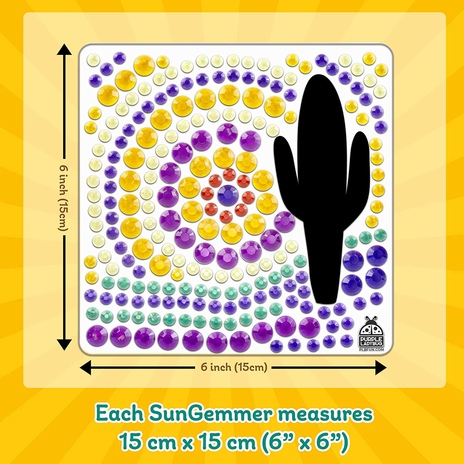 SUNGEMMERS Suncatcher Kits - Gem Art Diamond Painting Crafts for Kids Ages 8-12 - Fun Gifts for Girls, Arts and Crafts for Boys